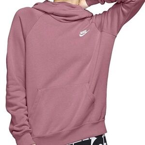 Women’s Nikes Burnt Pink cowl hoodie